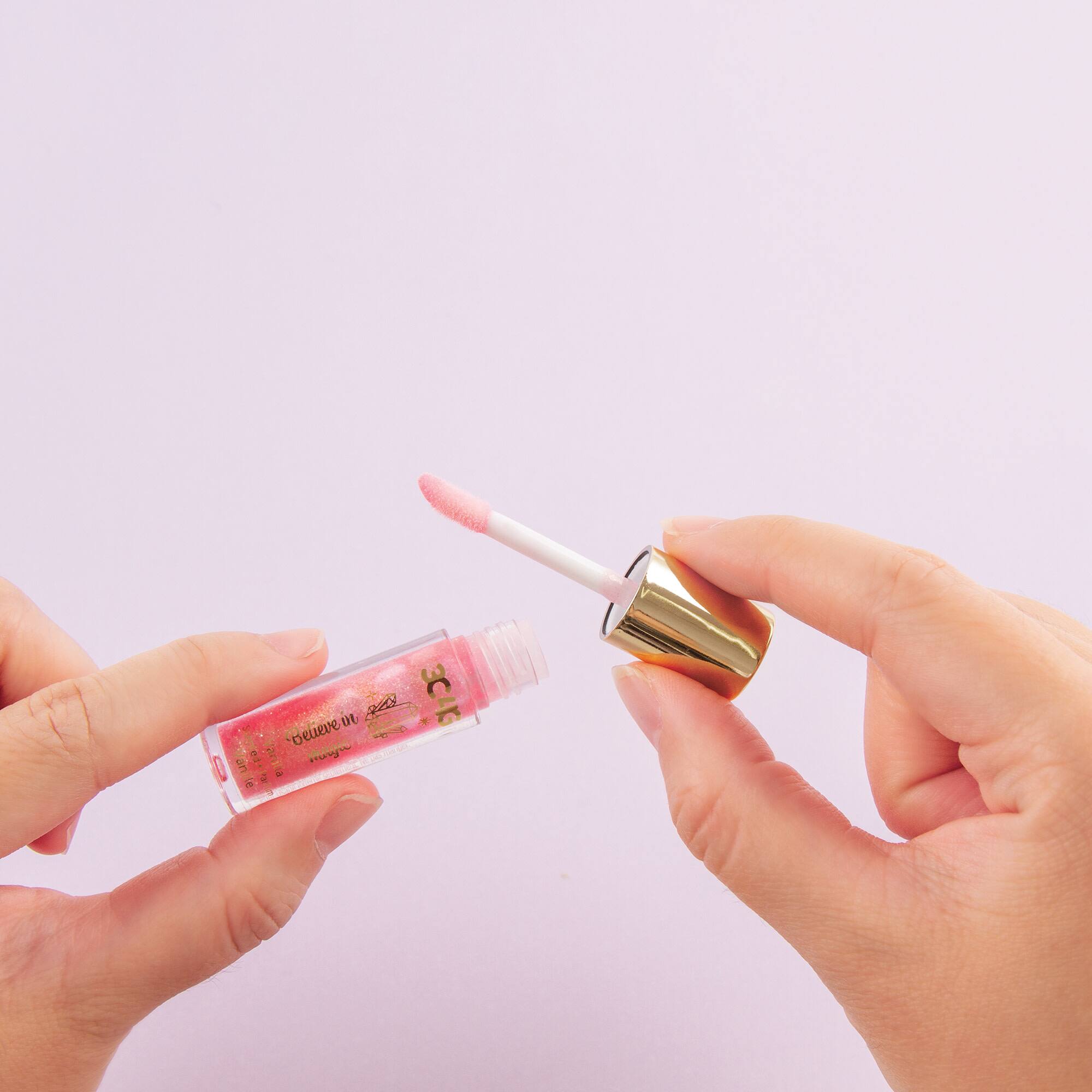 Make It Real™ 3C4G® Mini Pink & Gold Wand Lip Gloss Set